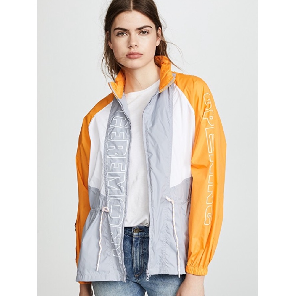Opening Ceremony Nylon Zip Up Anorak Jacket